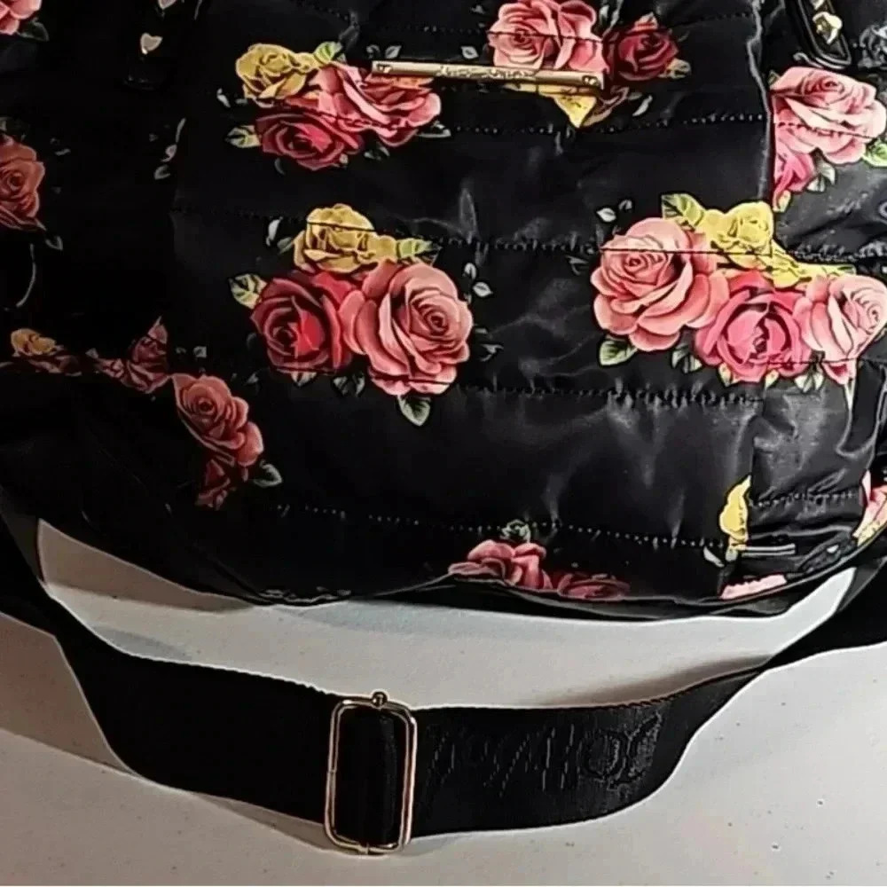 Betsy Johnson Replacement Crossbody Strap Black with Gold hardware Purse Strap